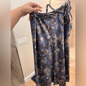 Floral slip skirt